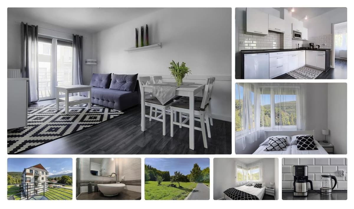 Apartament LOTOS z widokiem na góry