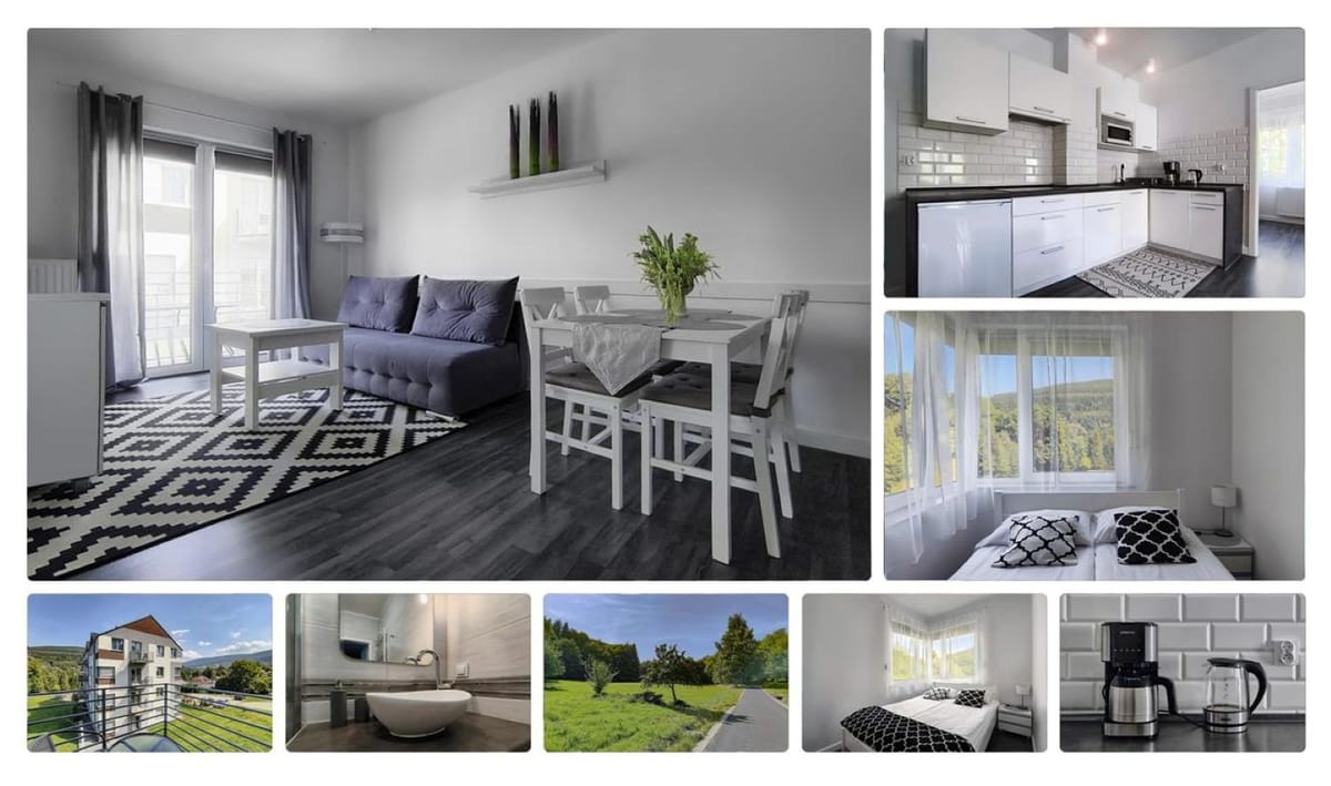 Apartament LOTOS z widokiem na góry