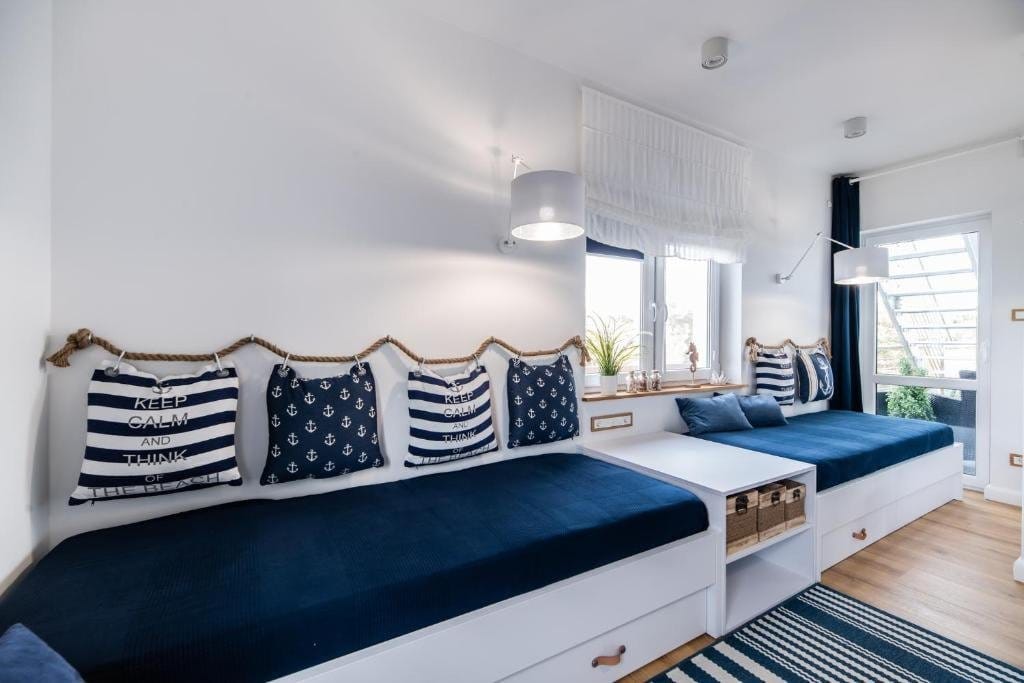 Blue Marine Apartament 19 z tarasem w Rowach