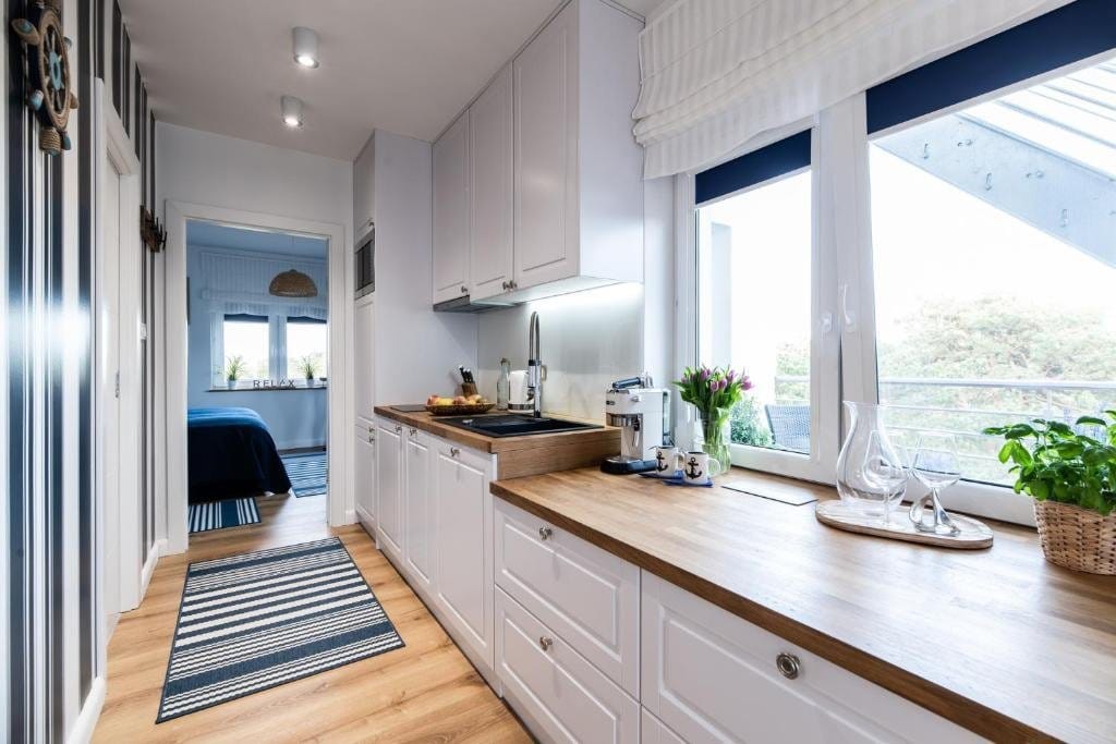 Blue Marine Apartament 19 z tarasem w Rowach