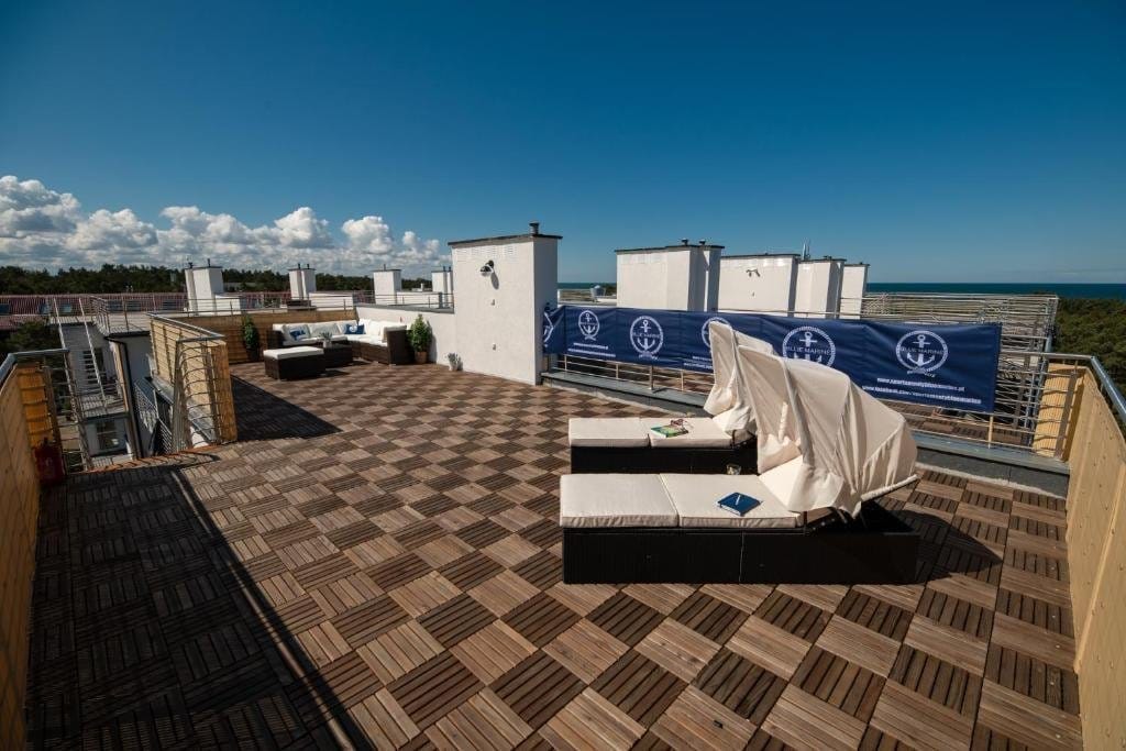 Blue Marine Apartament 19 z tarasem w Rowach
