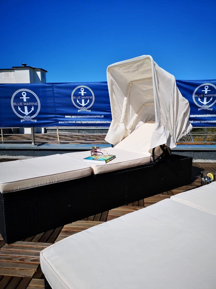 Blue Marine Apartament 19 z tarasem w Rowach