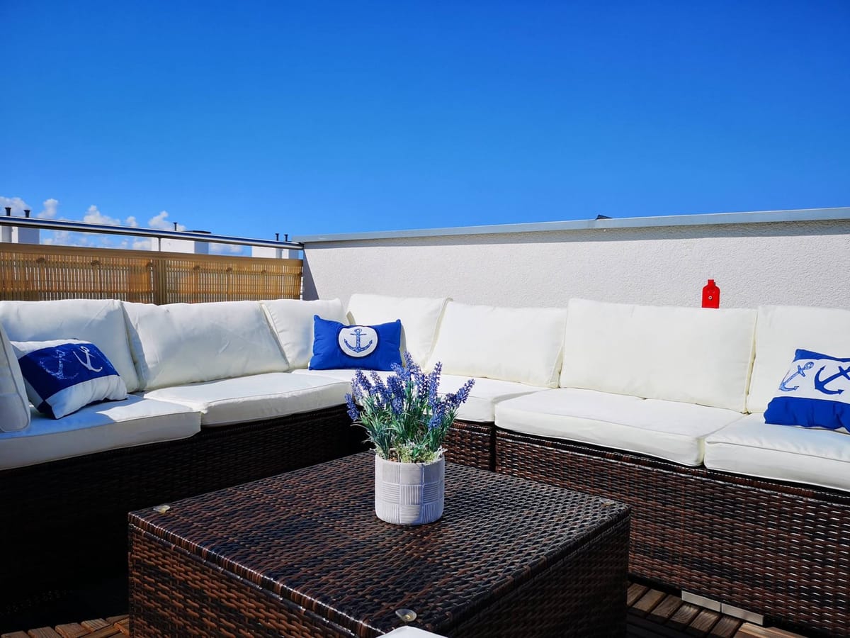 Blue Marine Apartament 19 z tarasem w Rowach